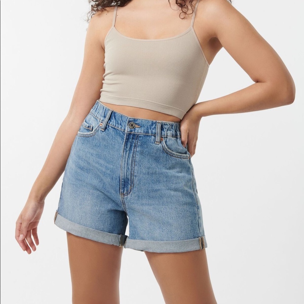 NWOT High Waist Mom Jean Shorts
